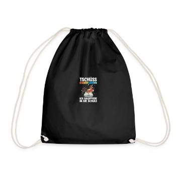 Daycare Graduates School Enrollment Mermaid Schoolchild - Drawstring Bag - black - Front