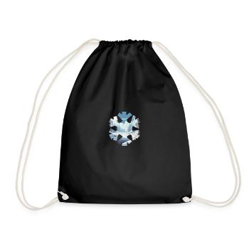 Winter Wonderland Nature View - Drawstring Bag - black - Front