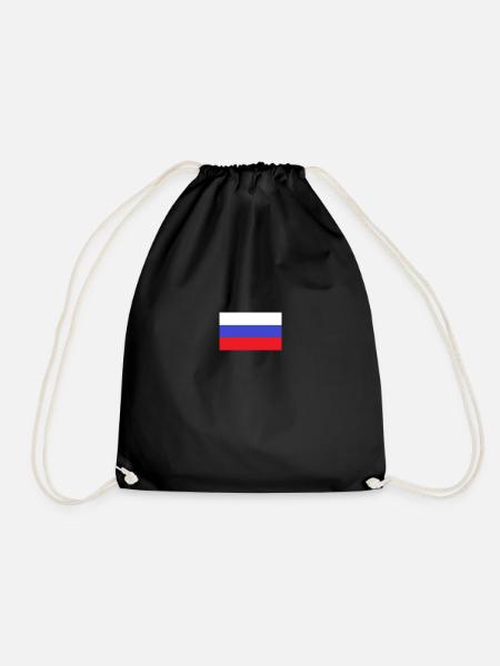 Russland - Turnbeutel - Schwarz