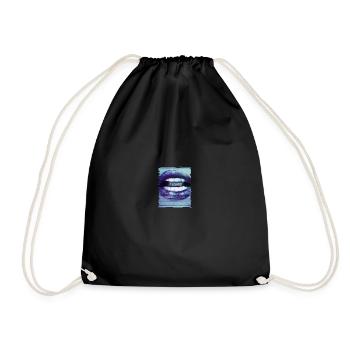 Techno Music Raver Electro Musik DJ Discjokey - Drawstring Bag - black - Front