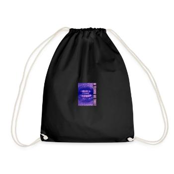 Techno Music Raver Electro Musik DJ Discjokey - Drawstring Bag - black - Front