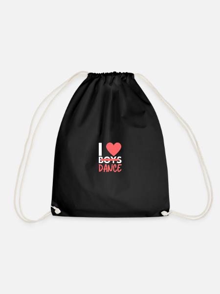 Tänzerin Geschenk Tanz Dance Outfit - Turnbeutel - Schwarz