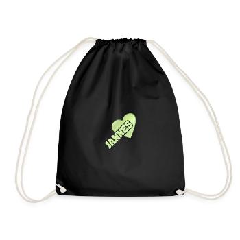 Jannes comme l’or - Sac de sport léger - noir - Devant