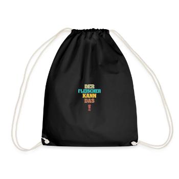 Cadeau pour boucher - Sac de sport léger - noir - Devant