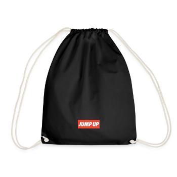 Jump Up Drum And Bass DnB - Drawstring Bag - black - Front