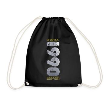 34ème Anniversaire Original Août 1990 Millésime 1990 - Sac de sport léger - noir - Devant