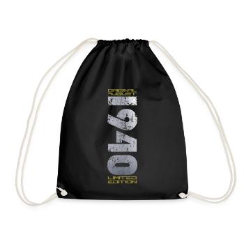 84th Birthday Original August 1940 Born 1940 - Drawstring Bag - black - Front