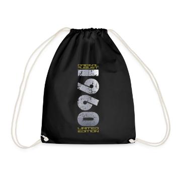 64ème Anniversaire Original Août 1960 Millésime 1960 - Sac de sport léger - noir - Devant