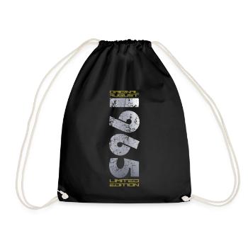 60e anniversaire Original août 1965 Né en 1965 - Sac de sport léger - noir - Devant