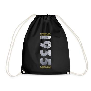 90th Birthday Original August 1935 Vintage 1935 - Drawstring Bag - black - Front