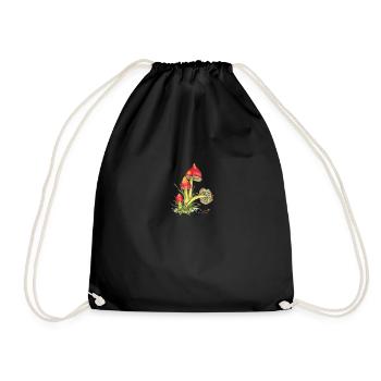 Blackening sapling - Drawstring Bag - black - Front