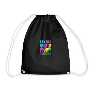 fan des 80s - Sac de sport léger - noir - Devant