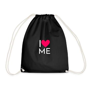ILoveMe - Turnbeutel - Schwarz - Vorne