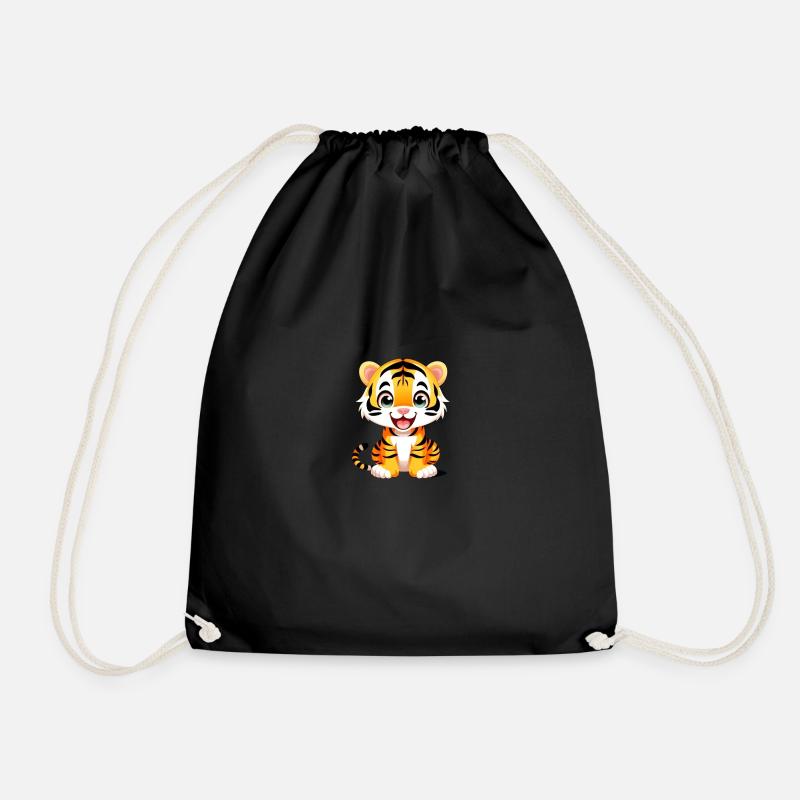 Tiger - Turnbeutel - Schwarz