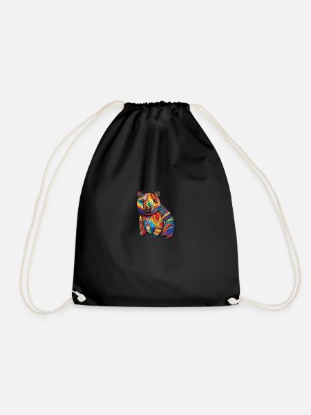 Australia - Wombat - Drawstring Bag - black