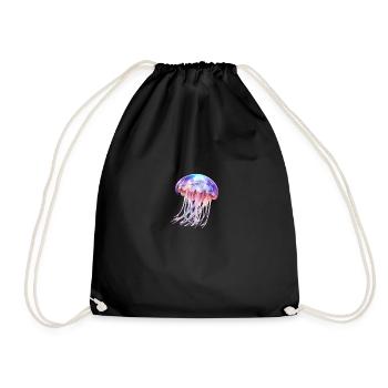 Shiny Qualle - Turnbeutel - Schwarz - Vorne