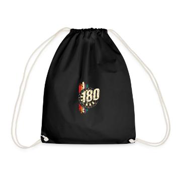 Fléchettes 180 Jeu de fléchettes Triple Dart Dartpfeil - Sac de sport léger - noir - Devant