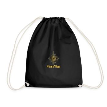 A kind of magic. - Drawstring Bag - black - Front