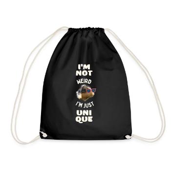 Cochon d’Inde animal de compagnie unique dicton drôle - Sac de sport léger - noir - Devant