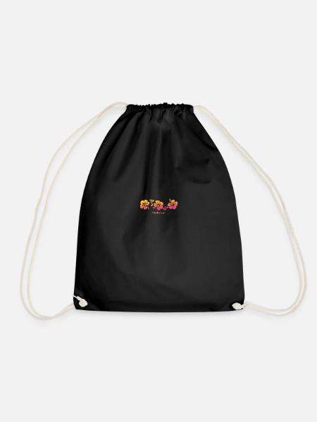 Majorque Majorque Espagne Espana Hibiscus Souvenir - Sac de sport léger - noir