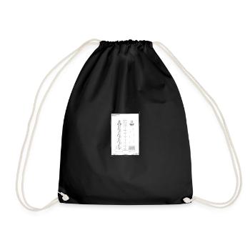 Old lighthouses - Drawstring Bag - black - Front