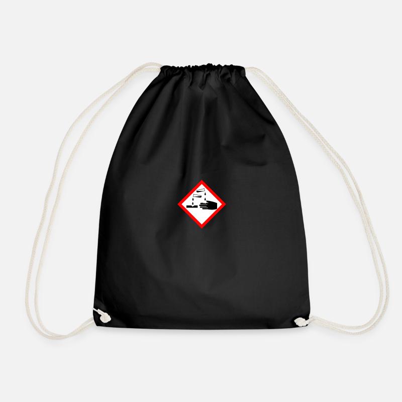 Ätzend Geschenk Chemie - Turnbeutel - Schwarz