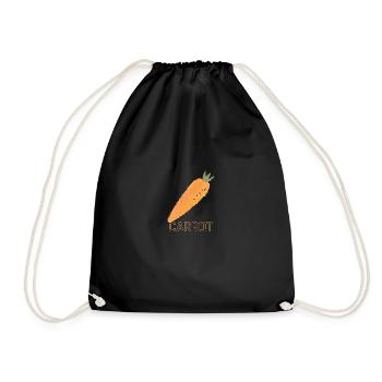 Carrot - Turnbeutel - Schwarz - Vorne