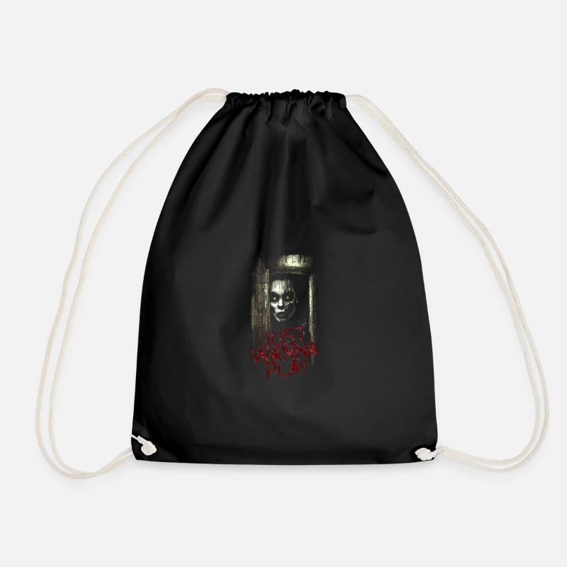 Zombie Shirt - Drawstring Bag - black