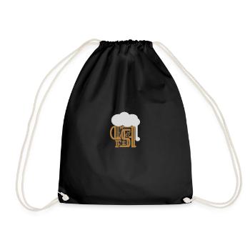 Biere fésoyf - Sac de sport léger - noir - Devant