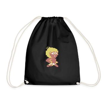 Wondy-Pix - Drawstring Bag - black - Front