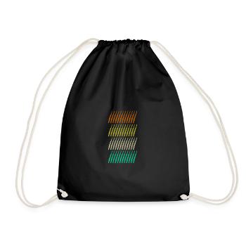 Flute player - Drawstring Bag - black - Front