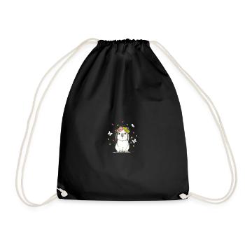 Flower power - Sac de sport léger - noir - Devant