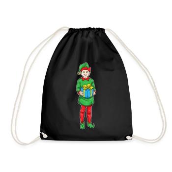 Forfait de Noël Elf - Sac de sport léger - noir - Devant