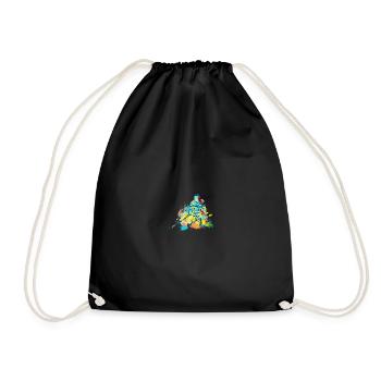 Field Hockey Player Indoor Hockey Hockey Game - Drawstring Bag - black - Front