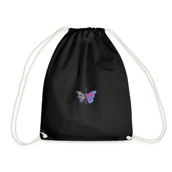 I can do everything through Christ - Drawstring Bag - black - Front