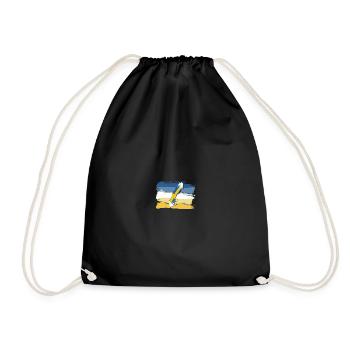 Suède Contour du pays Drapeau Cadeau de Noël - Sac de sport léger - noir - Devant