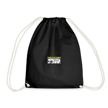 Turbo Warning - Drawstring Bag - black - Front