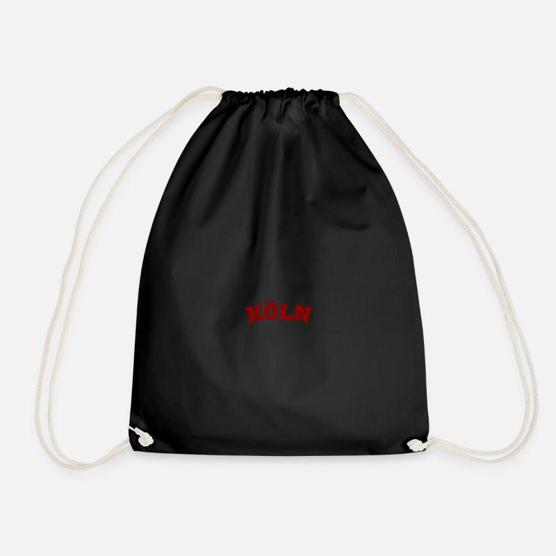 Cologne - Drawstring Bag - black