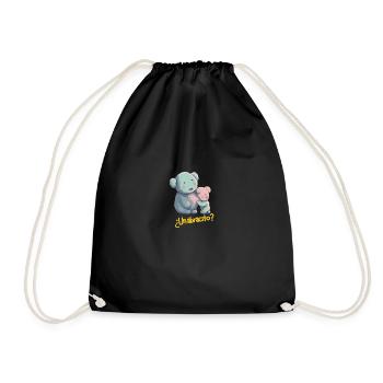 UN CÂLIN ? - Sac de sport léger - noir - Devant