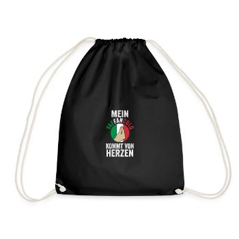 Italie Vaffanculo italien - Sac de sport léger - noir - Devant