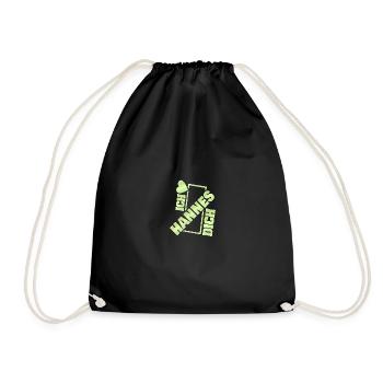 Couple Hannes - Drawstring Bag - black - Front