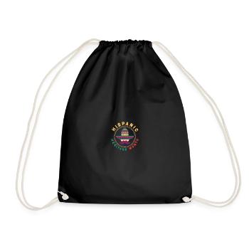 Heritage Month Hispanic Men Woman Flags - Turnbeutel - Schwarz - Vorne