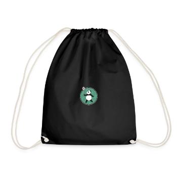 Cute Shuttlecock Badminton Team Banda - Turnbeutel - Schwarz - Vorne