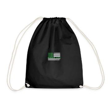 Donate Life Be USA American Flag Organ Donor - Turnbeutel - Schwarz - Vorne