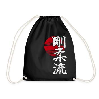 Goju Ryu Karaté Gymnase d’art martial japonais - Sac de sport léger - noir - Devant