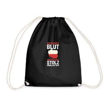 Pole Polish Poland - Drawstring Bag - black - Front