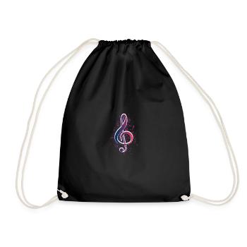 TREBLE CLEF - Sac de sport léger - noir - Devant