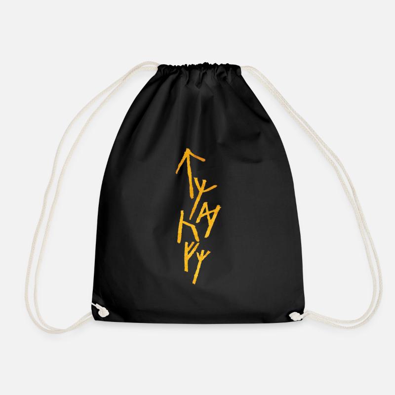 Runes - Sac de sport léger - noir
