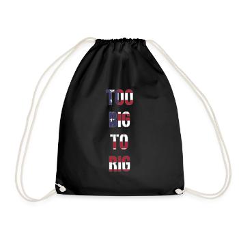 TROP GRAND POUR ÊTRE TRUQUÉ 2024 - Sac de sport léger - noir - Devant