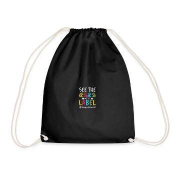 Assistant Teacher Paraprofessional Paraeducator - Drawstring Bag - black - Front